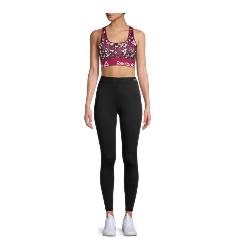 Reebok printed sports bra